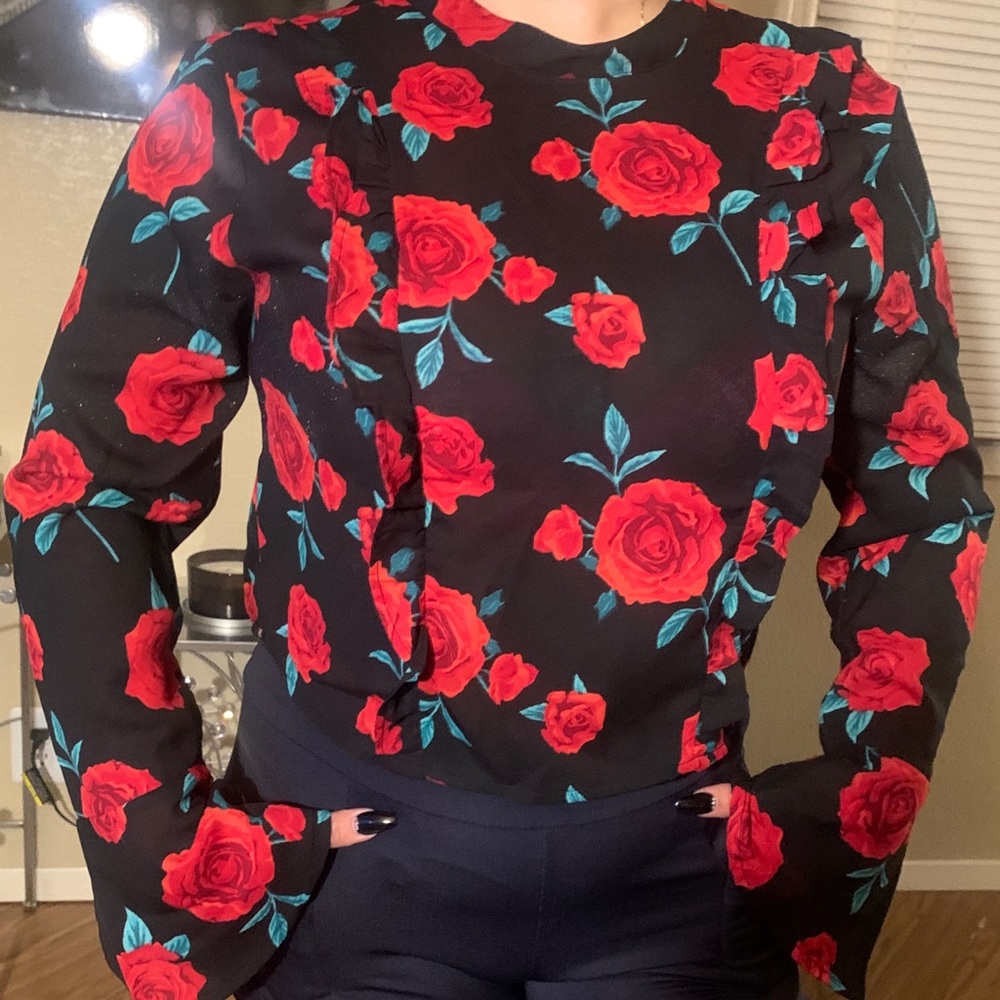 Crop top blouse